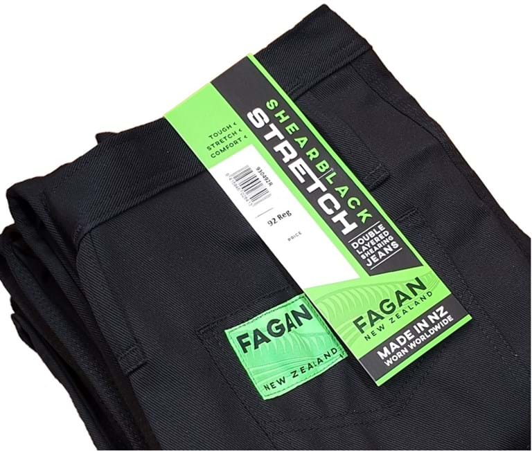 Fagan ShearBlack Stretch Jeans